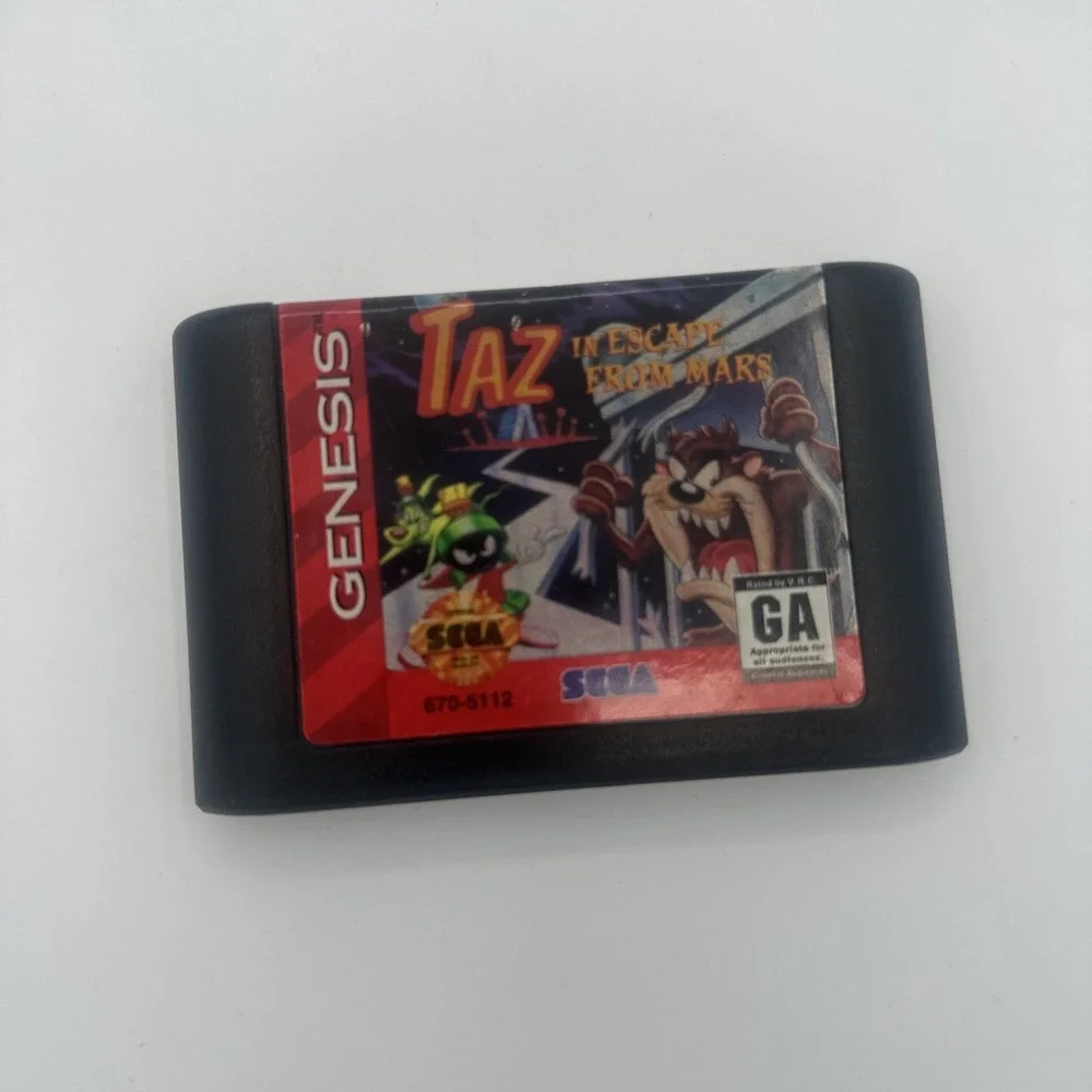 Taz In Escape From Mars Sega Genesis 1994 Video Game Tested Looney Tunes